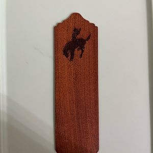 Laser etched book mark
